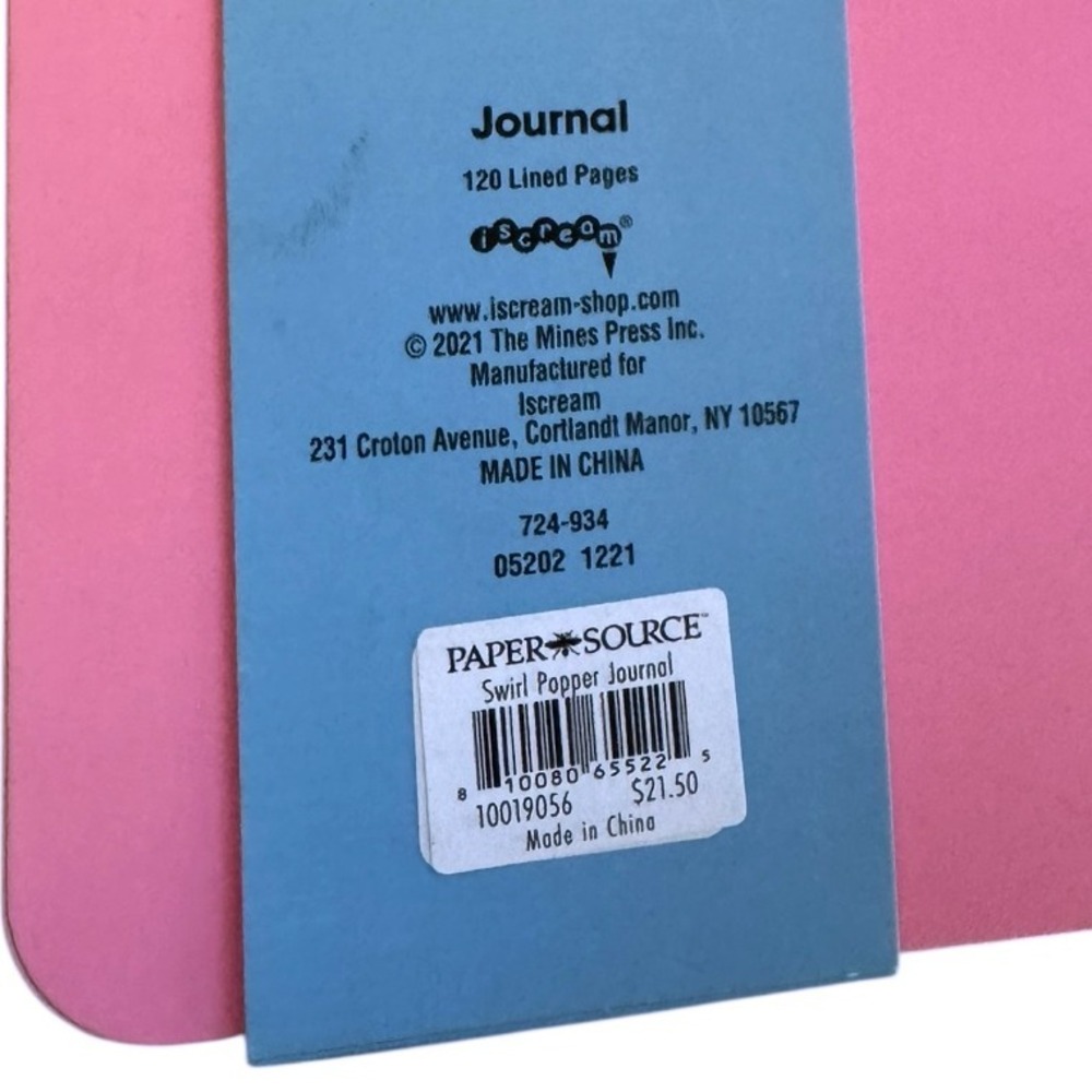 I Scream Pop Journal New Notebook Fidget Sensory Toy 120 Lined Pages - Picture 4 of 4